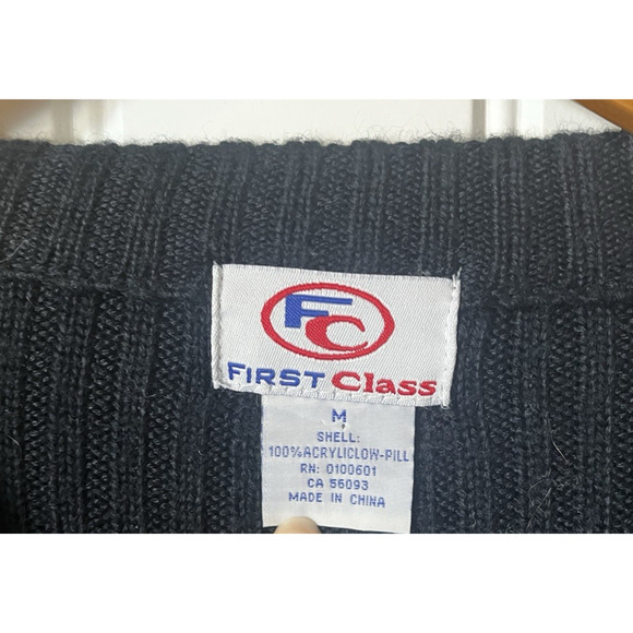 2 VTG Sweaters: Brigade Quartermasters Wooly Pully Sz 44 | First Class Acrylic - Picture 11 of 14